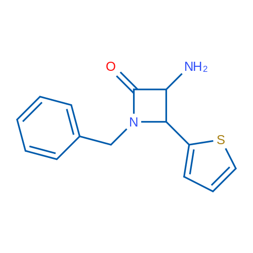 3-Amino-1-benzyl-4-(thiophen-2-yl)azetidin-2-one 10g