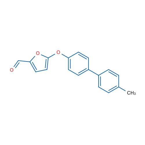 5-((4'-Methyl-[1,1'-biphenyl]-4-yl)oxy)furan-2-carbaldehyde 1g