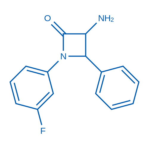 3-Amino-1-(3-fluorophenyl)-4-phenylazetidin-2-one 1g