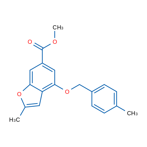 Methyl 2-methyl-4-((4-methylbenzyl)oxy)benzofuran-6-carboxylate 1g