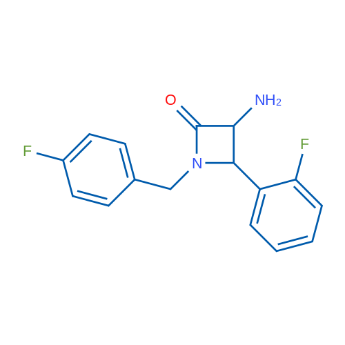 3-Amino-1-(4-fluorobenzyl)-4-(2-fluorophenyl)azetidin-2-one 1g