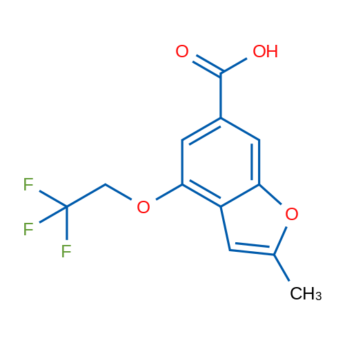 2-Methyl-4-(2,2,2-trifluoroethoxy)benzofuran-6-carboxylic acid 1g
