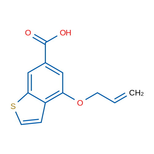 4-(Allyloxy)benzo[b]thiophene-6-carboxylic acid 1g