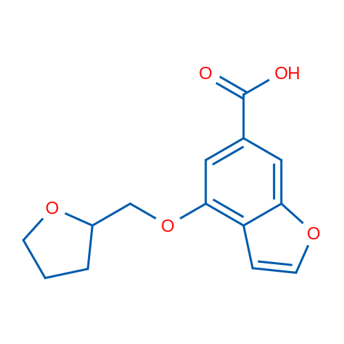 4-((Tetrahydrofuran-2-yl)methoxy)benzofuran-6-carboxylic acid 1g