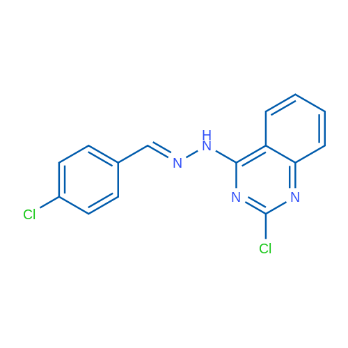 2-Chloro-4-[(E)-2-[(4-chlorophenyl)methylidene]hydrazin-1-yl]quinazoline 1g