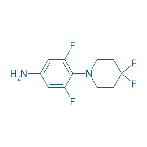 4-(4,4-Difluoropiperidin-1-yl)-3,5-difluoroaniline 250mg