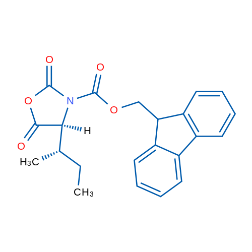 (S)-(9H-Fluoren-9-yl)methyl 4-((S)-sec-butyl)-2,5-dioxooxazolidine-3-carboxylate 1g