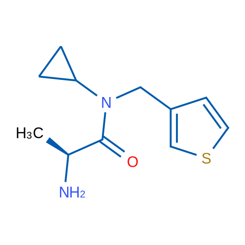 (S)-2-Amino-N-cyclopropyl-N-(thiophen-3-ylmethyl)propanamide 1g