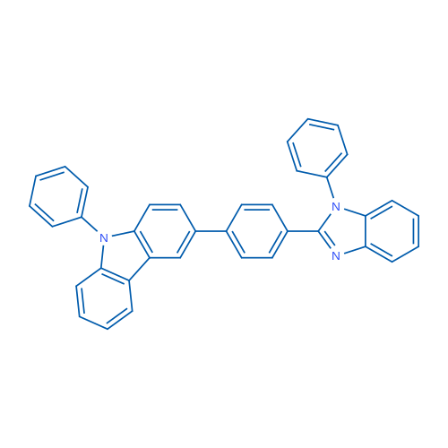 9-Phenyl-3-(4-(1-phenyl-1H-benzo[d]imidazol-2-yl)phenyl)-9H-carbazole 1g