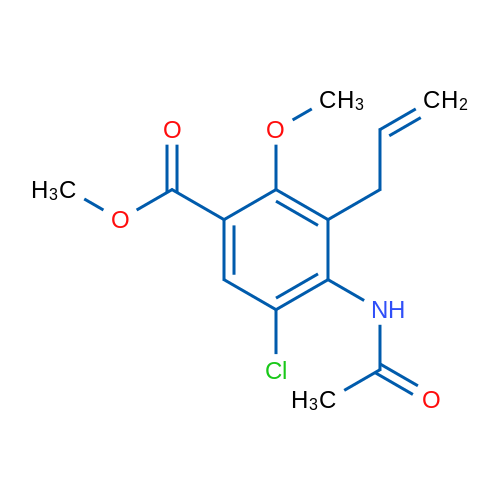 Methyl 4-acetamido-3-allyl-5-chloro-2-methoxybenzoate 1g