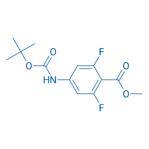 Methyl 4-((tert-butoxycarbonyl)amino)-2,6-difluorobenzoate 250mg