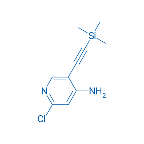 2-Chloro-5-((trimethylsilyl)ethynyl)pyridin-4-amine 1g
