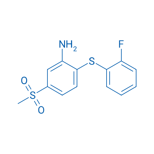2-((2-Fluorophenyl)thio)-5-(methylsulfonyl)aniline 1g