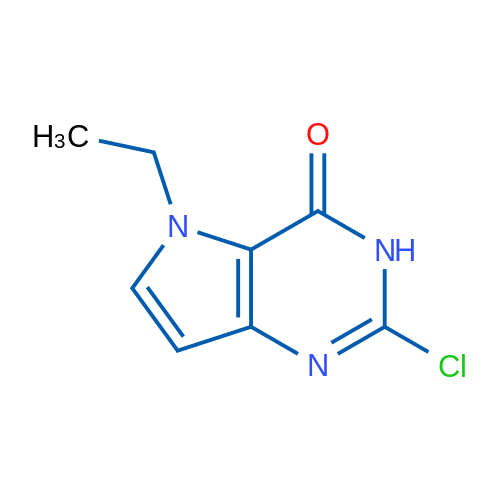2-Chloro-5-ethyl-3H-pyrrolo[3,2-d]pyrimidin-4(5H)-one 1g
