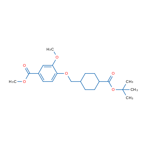 Methyl 4-((4-(tert-butoxycarbonyl)cyclohexyl)methoxy)-3-methoxybenzoate 1g