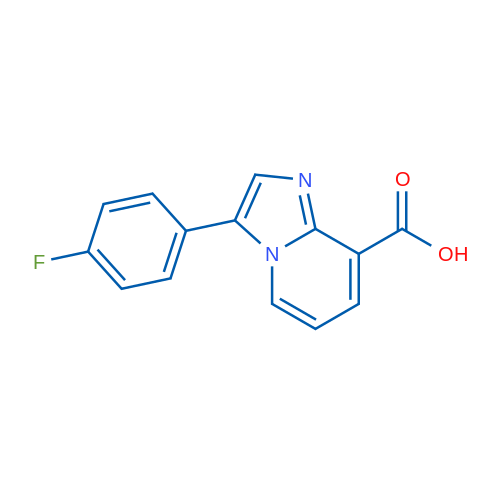 3-(4-Fluorophenyl)imidazo[1,2-a]pyridine-8-carboxylic acid 1g