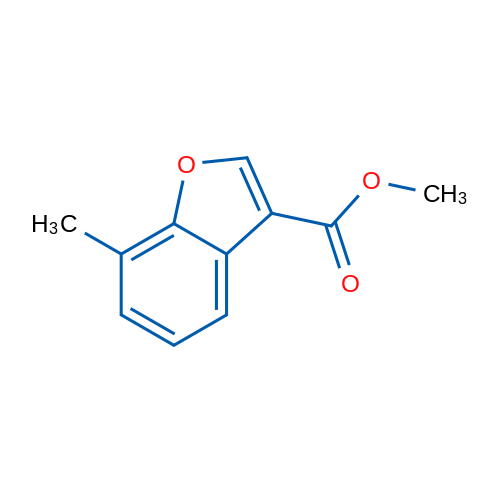 Methyl 7-methyl-1-benzofuran-3-carboxylate 1g