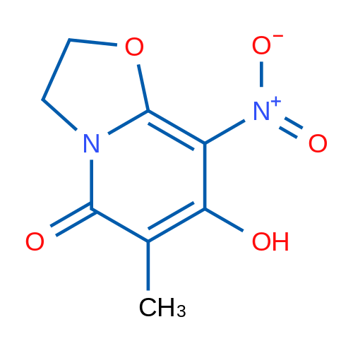 7-Hydroxy-6-methyl-8-nitro-2H-oxazolo[3,2-a]pyridin-5(3H)-one 1g