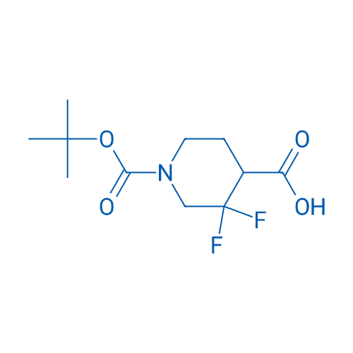1-[(tert-butoxy)carbonyl]-3,3-difluoropiperidine-4-carboxylic acid 100mg