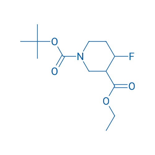 1-(tert-Butyl) 3-ethyl 4-fluoropiperidine-1,3-dicarboxylate 100mg