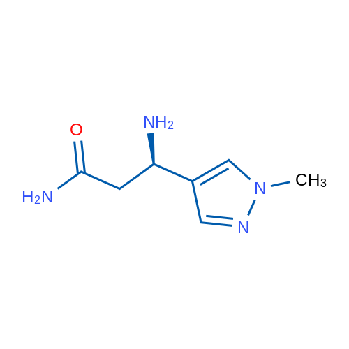 (3R)-3-amino-3-(1-methyl-1h-pyrazol-4-yl)propanamide 1g