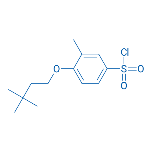 4-(3,3-DIMETHYLBUTOXY)-3-METHYLBENZENE-1-SULFONYL CHLORIDE 250mg