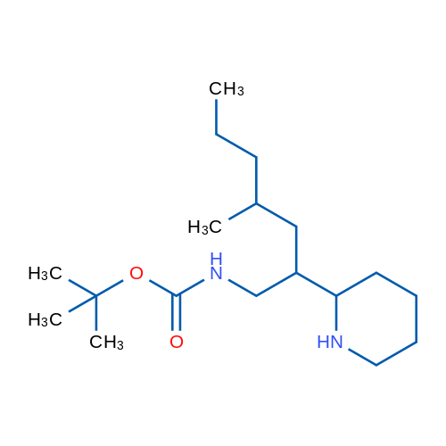 tert-Butyl N-[4-methyl-2-(piperidin-2-yl)heptyl]carbamate 1g