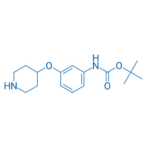 tert-Butyl N-[3-(piperidin-4-yloxy)phenyl]carbamate 1g