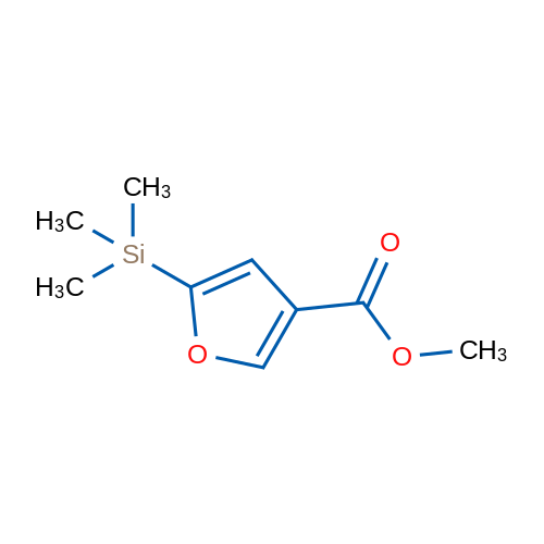 Methyl 5-(trimethylsilyl)furan-3-carboxylate 1g