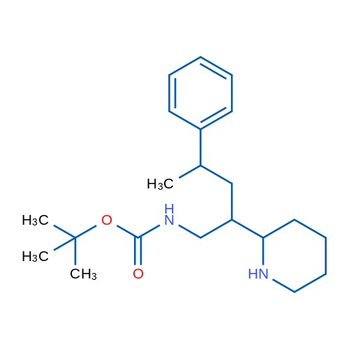 tert-Butyl N-[4-phenyl-2-(piperidin-2-yl)pentyl]carbamate 1g