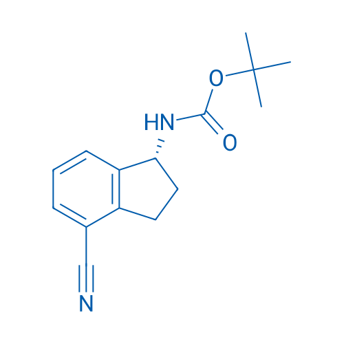 (R)-tert-Butyl (4-cyano-2,3-dihydro-1H-inden-1-yl)carbamate 5g