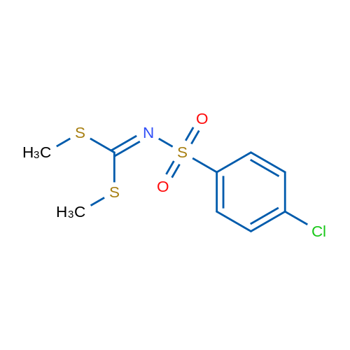 N-[Bis(methylsulfanyl)methylidene]-4-chlorobenzene-1-sulfonamide 1g