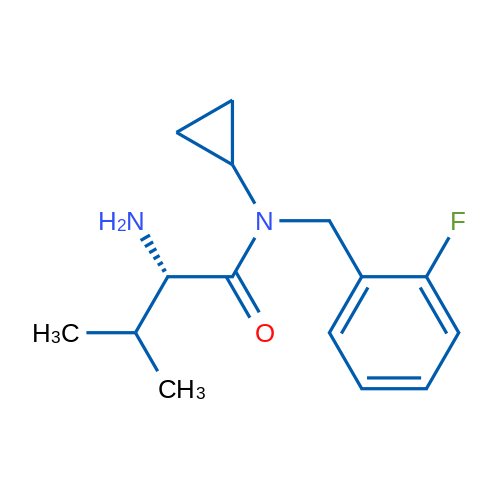 (S)-2-Amino-N-cyclopropyl-N-(2-fluorobenzyl)-3-methylbutanamide 1g