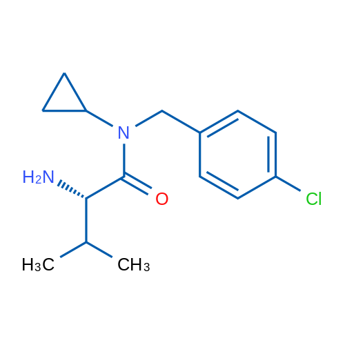 (S)-2-Amino-N-(4-chlorobenzyl)-N-cyclopropyl-3-methylbutanamide 1g