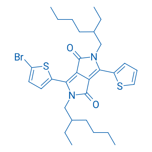 3-(5-Bromothiophen-2-yl)-2,5-bis(2-ethylhexyl)-6-(thiophen-2-yl)pyrrolo[3,4-c]pyrrole-1,4(2H,5H)-dione 100mg