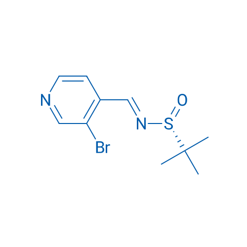 (R,E)-N-((3-BROMOPYRIDIN-4-YL)METHYLENE)-2-METHYLPROPANE-2-SULFINAMIDE 250mg