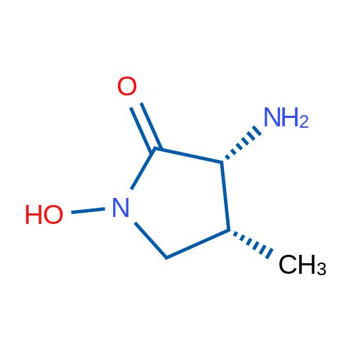 (3R,4R)-3-Amino-1-hydroxy-4-methylpyrrolidin-2-one 1g