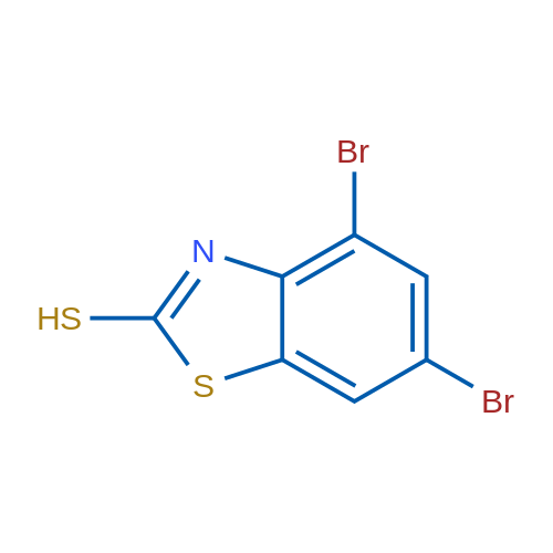 4,6-Dibromo-2-mercaptobenzothiazole 1g