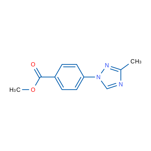 MEthyl 4-(3-methyl-1h-1,2,4-triazol-1-yl)benzoate 1g
