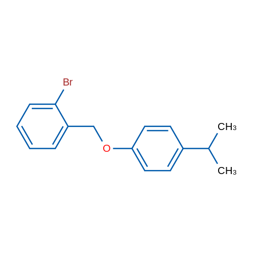 1-Bromo-2-((4-isopropylphenoxy)methyl)benzene 1g