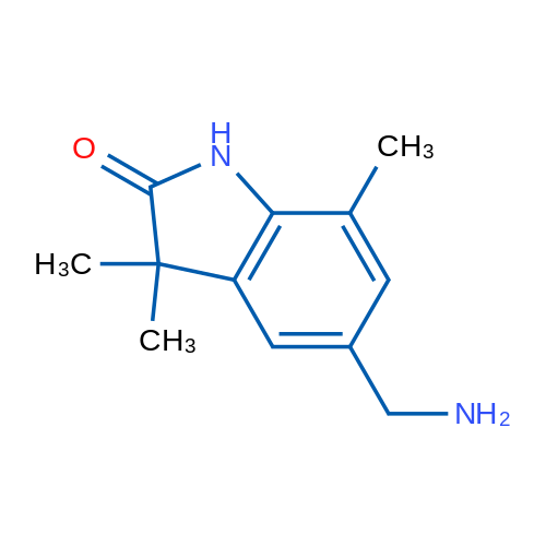 5-(Aminomethyl)-3,3,7-trimethylindolin-2-one 1g