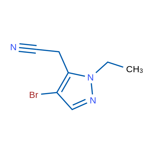 2-(4-Bromo-1-ethyl-1H-pyrazol-5-yl)acetonitrile 1g