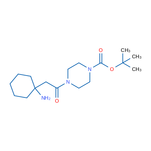 tert-Butyl 4-(2-(1-aminocyclohexyl)acetyl)piperazine-1-carboxylate 1g