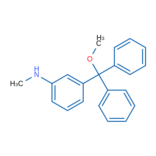 3-(Methoxydiphenylmethyl)-N-methylaniline 1g