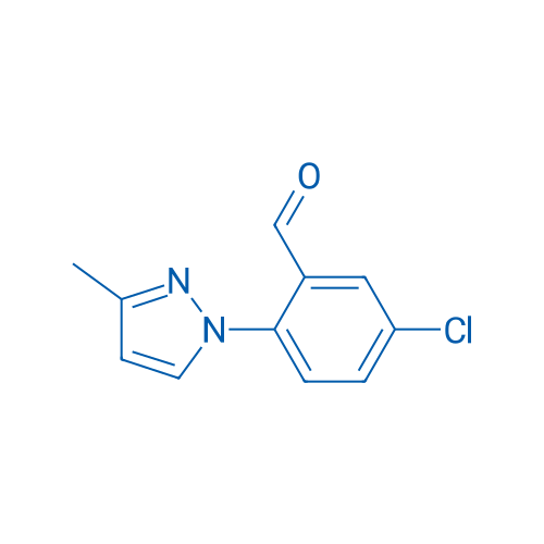 5-Chloro-2-(3-methyl-1H-pyrazol-1-yl)benzaldehyde 1g