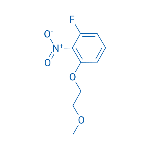 1-Fluoro-3-(2-methoxyethoxy)-2-nitrobenzene 100mg