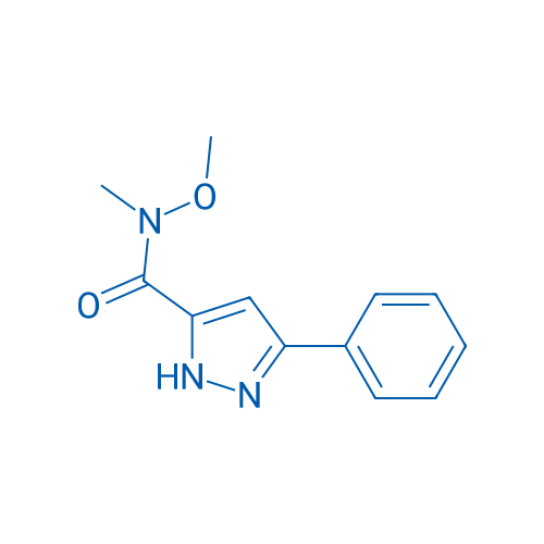 N-Methoxy-N-methyl-3-phenyl-1H-pyrazole-5-carboxamide 1g