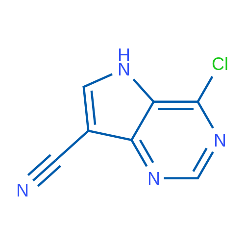 4-Chloro-5H-pyrrolo[3,2-d]pyrimidine-7-carbonitrile 1g