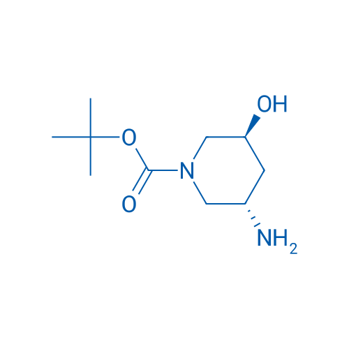 (3S,5S)-tert-Butyl 3-amino-5-hydroxypiperidine-1-carboxylate 250mg
