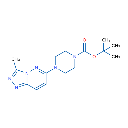 tert-Butyl 4-(3-methyl-[1,2,4]triazolo[4,3-b]pyridazin-6-yl)piperazine-1-carboxylate 1g